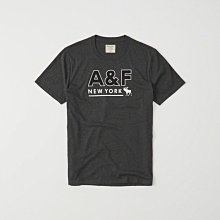 【A&F男生館】☆【Abercrombie&Fitch LOGO印圖短袖T恤】☆【AF007W1】(S)