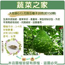 【蔬菜之家滿額免運00G13】大包裝.花匏瓜種子20克(約150顆)※此商品不適用郵寄掛號※