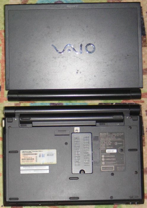 SONY VAIO VGN-TZ17TN   PCG-4LDP  螢幕:11.1”