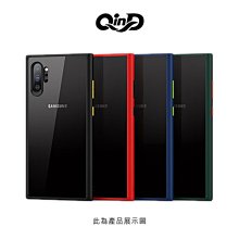 售完不補!強尼拍賣~QinD SAMSUNG Galaxy Note 10 明盾保護殼  透明背版