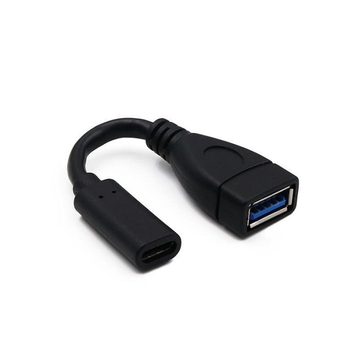 Type-C母轉USB母轉接線USB3.0母口轉換頭USB-C接口母對母轉接頭U盤連接適用安卓手機C母轉USB-A母數據線延長晴天