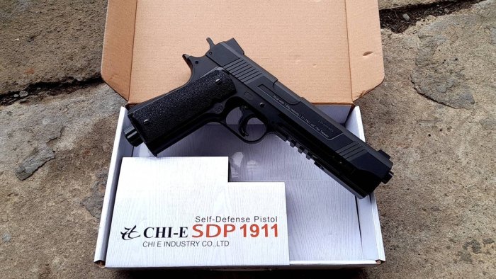 限量特仕版膛線版~原廠SDP 1911專業防身用鎮暴槍(使用12.7mm彈)快拍彈夾CO2漆彈槍辣椒彈防狼維護治安自救救