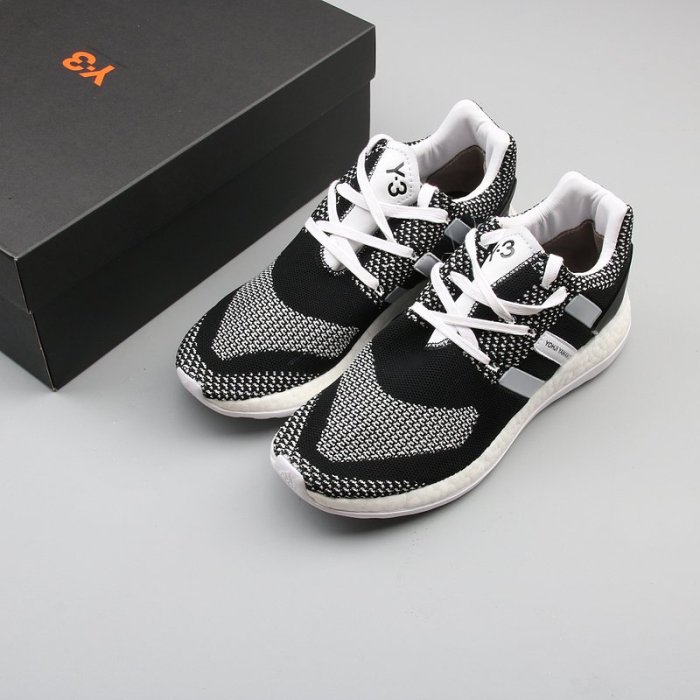 Adidas Y-3 Pure Boost ZG 黑白 太極 休閒運動 慢跑鞋 AQ5731 男鞋