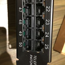 (含模組)RJ11, 50Port Patch Panel(跳線面板),分體式電話配線架,分體式語音電話機架式配線架，50口