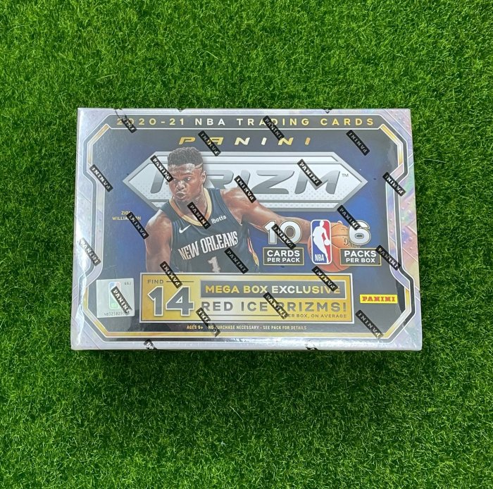 現貨2020-21 Panini Prizm Basketball Mega Box (Red Ice Prizms