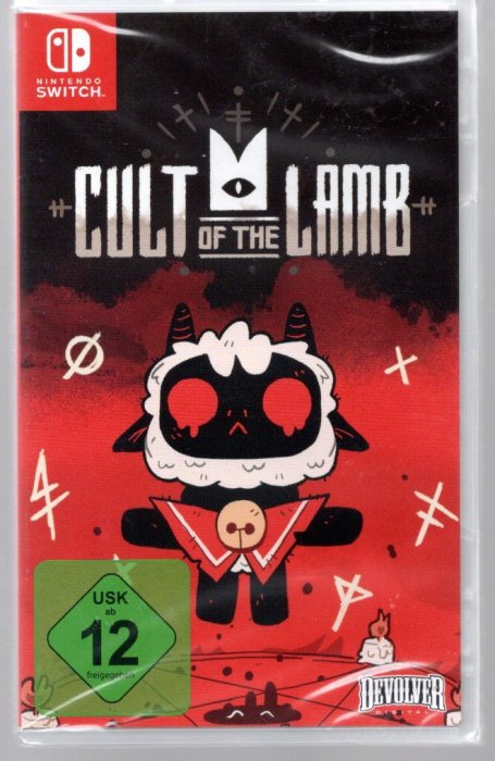 {瓜瓜皮}全新NS原版片 中文版 進擊羔羊傳說 CULT OF THE LAMB(遊戲都能回收)