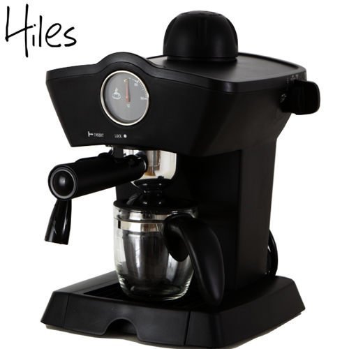 缺貨 福利品含玻璃壼 Hiles皇家義式濃縮咖啡機(HE-303) 高壓蒸氣 製作奶泡