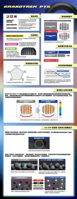 《大台北》億成汽車輪胎量販中心-登祿普輪胎 GRANDTREK PT5【235/55 R19】