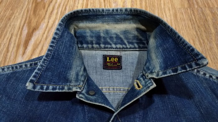 日本製The Real McCoy’s X LEE 101-J Denim Jacket 復刻牛仔丹寧外套 色落美 34