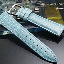 【時間探索】 蕭邦 . chopard 代用純正鱷魚皮高級錶帶 ( 19mm.15mm )