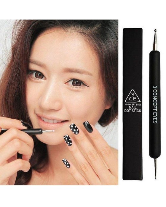 (加購）3CE 3 concept eyes Nail dot stick 全新指甲彩繪疊色點點筆 - 雙頭