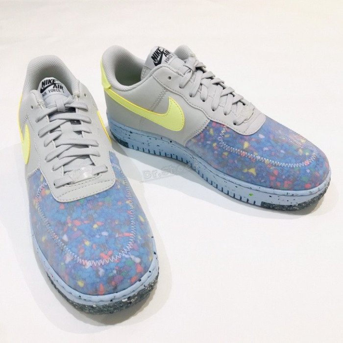 【Dr.Shoes 】Nike Air Force 1 Crater 男鞋 環保 休閒鞋 CZ1524-001 100