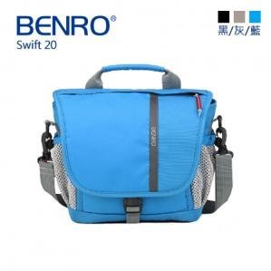 百諾 BENRO 雨燕 Swift 20 單肩攝影背包 (黑/灰/藍)  公司貨