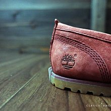 CA 美國戶外品牌 Timberland 女款 深紅 真皮休閒鞋 US 7.5一元起標無底價P366