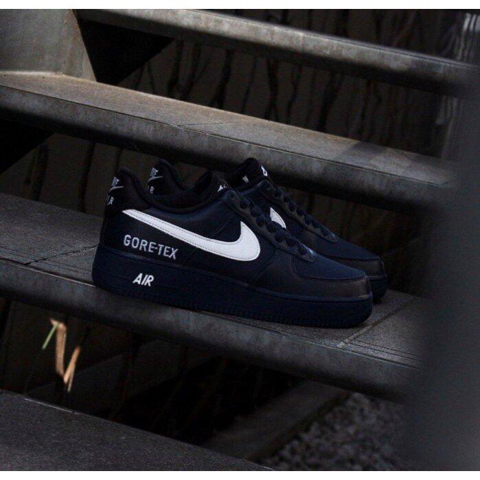 【正品】Nike Air Force1 x Gore-Tex 深藍色 限定 街頭 男 CK2630-400潮鞋