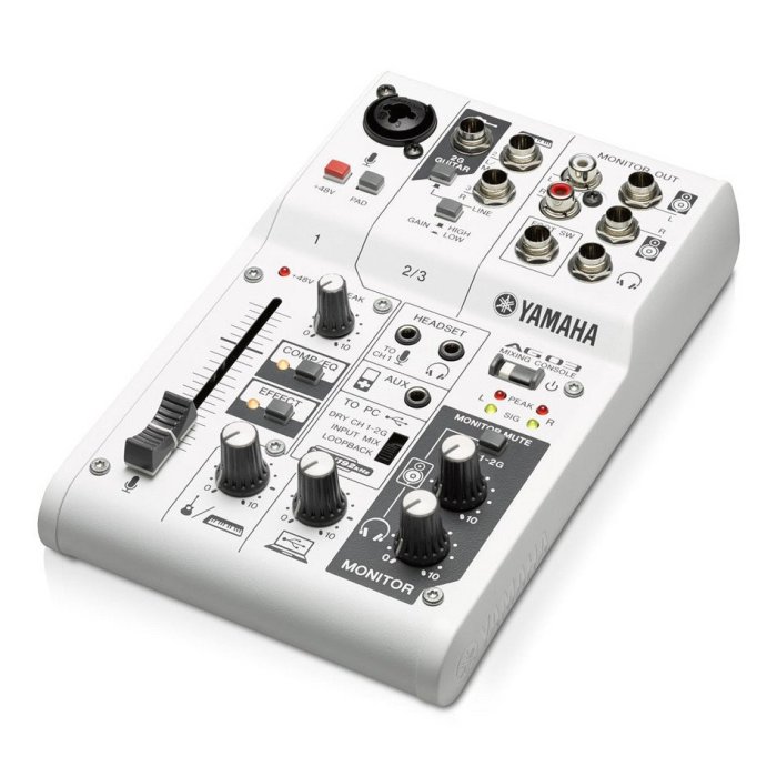 小叮噹的店-YAMAHA 經銷商 AG03 混音器 USB介面 直播 器材 mixer