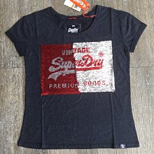 Superdry 極度乾燥 現貨 短袖 t恤 深灰色 女生