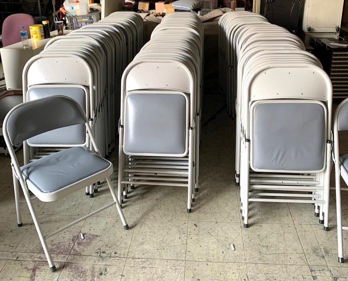 鑫高雄駿喨二手貨家具(全台買賣)----折椅 折合椅 鐵椅 橋牌椅 洽談椅 會客椅 休閒椅
