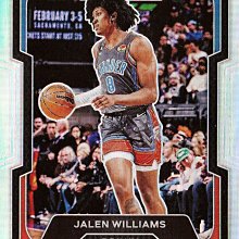 【桃6-0868】JALEN WILLIAMS (SILVER) 2023-24 PRIZM