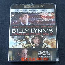 [藍光先生UHD] 比利林恩的中場戰事 UHD+BD+3D 三碟限定版 Billy Lynn's Long Halfti