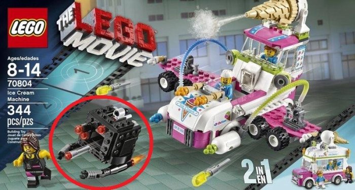 (JEFF) 二手 ~ 70804 冰淇淋車 Ice Cream Machine 樂高電影 The LEGO Movie