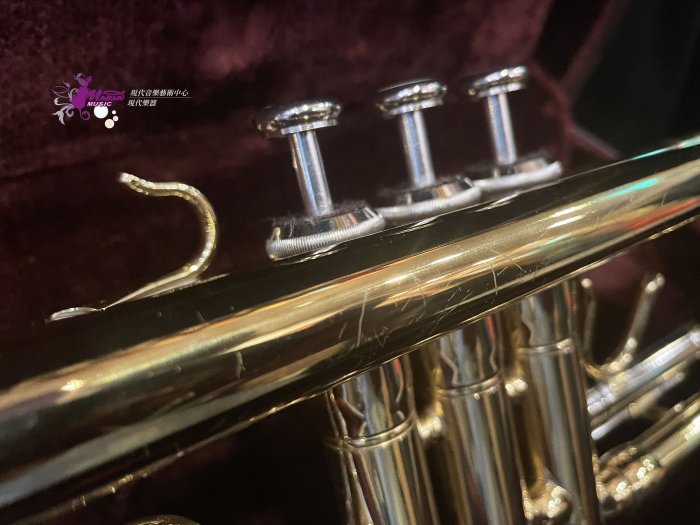 【現代樂器】已售出！中古美品！二手Jupiter JTR-1000 Trumpet 進階型 金漆小號(小喇叭)