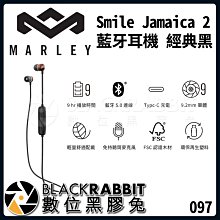 數位黑膠兔【 Marley Smile Jamaica 2 藍牙耳機 經典黑 】 藍牙5.0 9.2mm Type-C