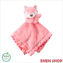 『Enen Shop』@Carters 桃粉狐狸款baby安撫毛巾 #67210｜one size 新生兒/彌月禮