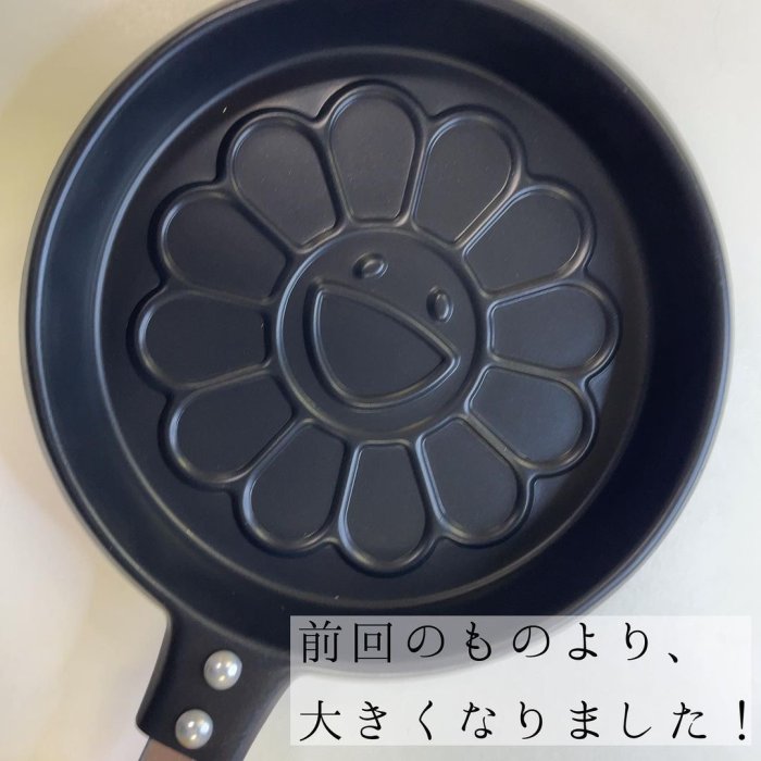 ☆Juicy☆日本smart雜誌附錄 村上隆 小花造型 平底鍋 鬆餅鍋  第二彈 12月號