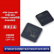STM32F205RBT6 STM32F205VBT6 LQFP-64/100 微控制器 W1062-0104 [382367]