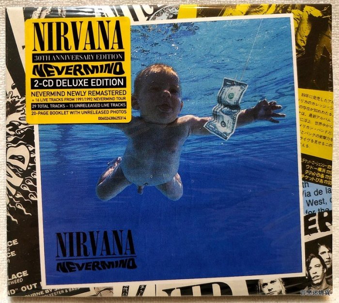 全新未拆 2CD / 超脫合唱團 Nirvana / 從不介意 Nevermind【30週年2CD曠世經典】/ 歐版