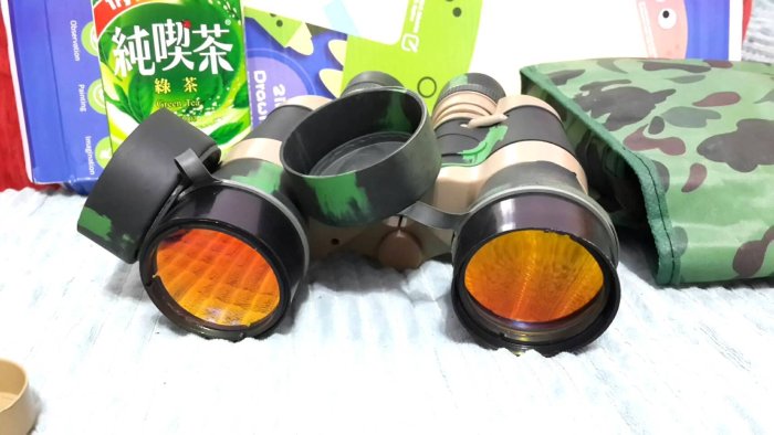 Breaker Cobra Camouflage Binoculars Hunting Compass Case