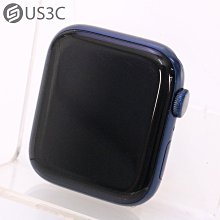 【US3C-高雄店】【一元起標】台灣公司貨 Apple Watch 6 44mm GPS版 藍色 鋁合金錶殼 蘋果手錶 智能穿戴 智慧型手錶