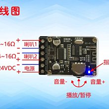 10W/15W/20W身歷聲藍牙功放板12V/24V大功率數位功放模組XY-P15W A20 [369436]