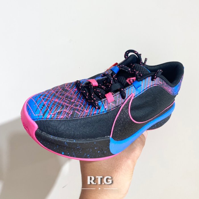 RTG】NIKE FREAK 5 SE GS 黑藍粉籃球鞋低筒字母哥緩震女生尺寸FB8979