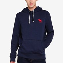 AF Abercrombie AF A&F 麋鹿 連帽 帽T 藍色