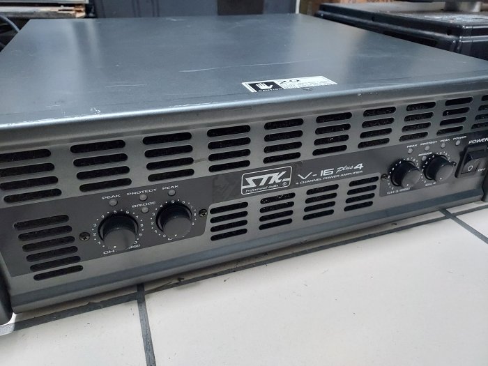 STK V-16 4CH 後級 功率 擴大機 音響 外場 PA 舞台 韓國 POWER AMPLIFIER