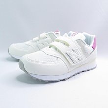 New Balance 574 中童 PV5742BA 復古休閒鞋 魔鬼氈 W寬楦 米白粉【iSport愛運動】