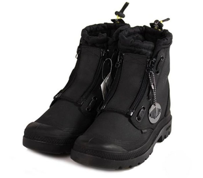 =CodE= PALLADIUM PAMPA HI LITE+ RB WP 雙層襪套防水軍靴(黑)75973-032 男