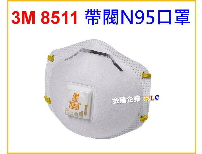 【上豪五金商城】3M 8511 N95 帶閥防塵口罩(10只/盒)防PM2.5 防塵口罩 8210 8577 8210V