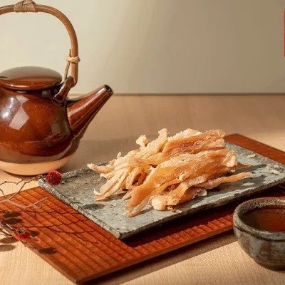 【瀚軒興業】真夯魷魚絲100g 原味涮嘴