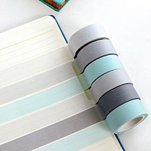 Color_me【G065】純色和紙膠帶 易撕膠帶 復古色性 冷淡色系 北歐風 手帳膠帶 裝飾 辦公室 手帳 筆記本