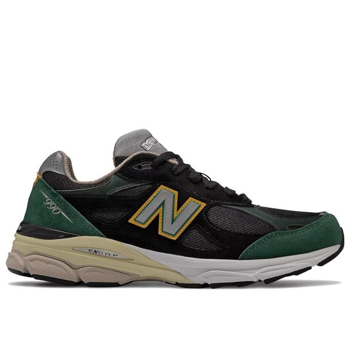 A-KAY0】NEW BALANCE 990V3 M990V3【M990CP3】BLACK 美國製黑綠黃