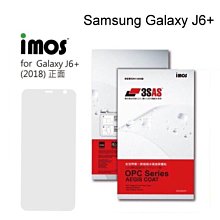 免運【iMos】3SAS系列保護貼 三星 Galaxy J6+/J6 Plus (6吋) 正面 超潑水、防污、抗刮