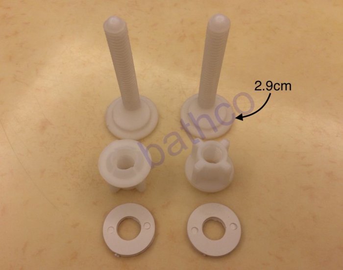 衛浴王 TOTO HCG 凱撒 可參考 馬桶蓋螺絲 便座螺絲 圓形偏心 螺絲組 馬桶蓋零件包 29C