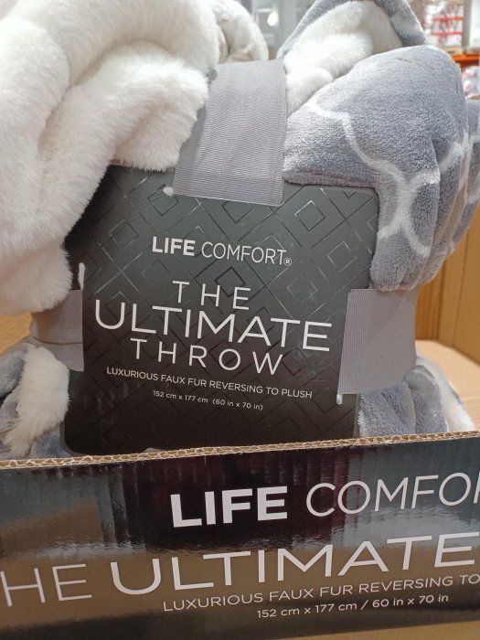 LIFE COMFORT Throw厚絨保暖隨意毯blanket 320/330GSM #1544480