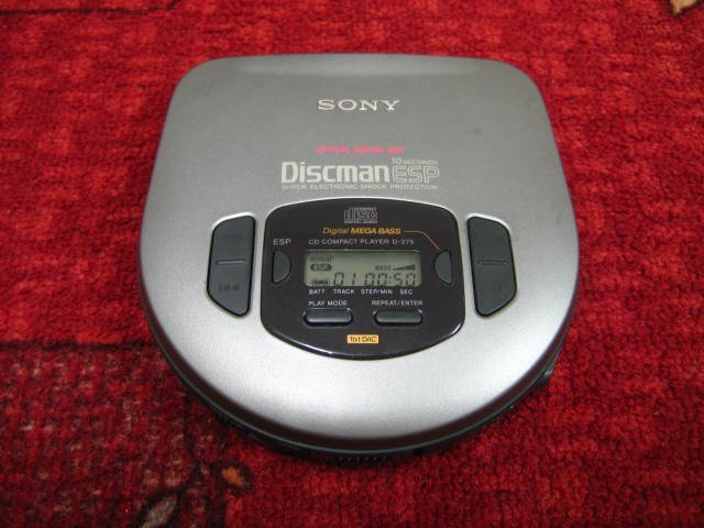 【完美作品】90%新，SONY Discman ESP D-275 CD隨身聽，簡易配件