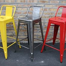 【 一張椅子 】特價 Tolix Bar Stool 法國工業風 短背鐵椅，復刻品