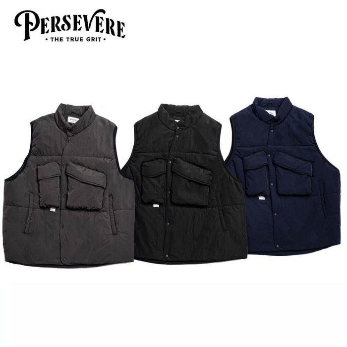 [現貨] PERSEVERE 23 A/W Water-Repellent Padded Gilet 防潑水鋪棉背心