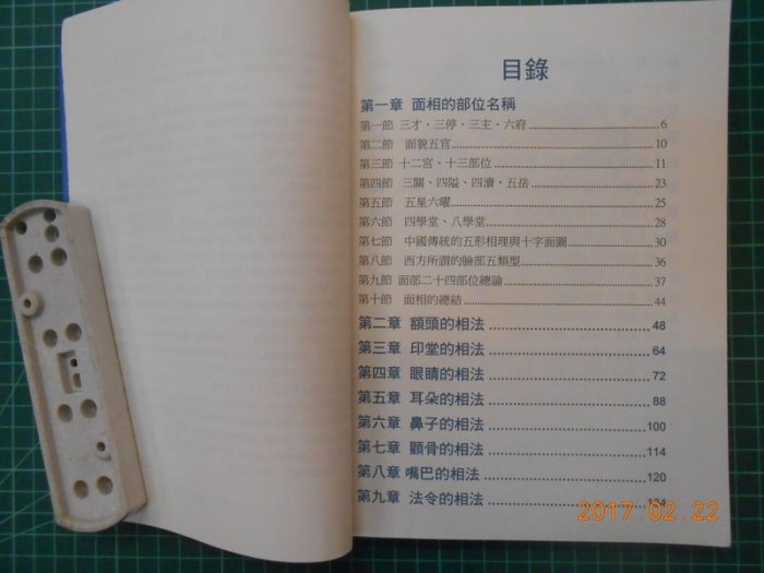 《3天搞懂面相 》鐵筆居士 著 樹葉出版 89成新【CS超聖文化2讚】